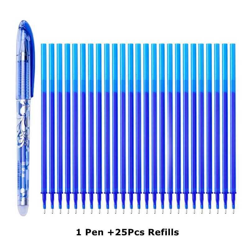 1 Pen 25 Refills b-0.5mm Bullet Tip