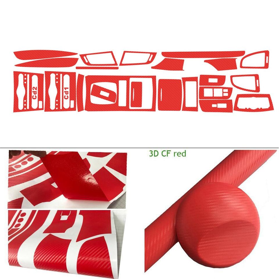 3D CF red