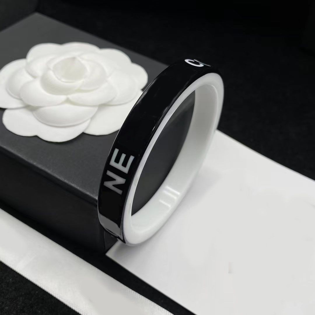 White inner ring with black finish