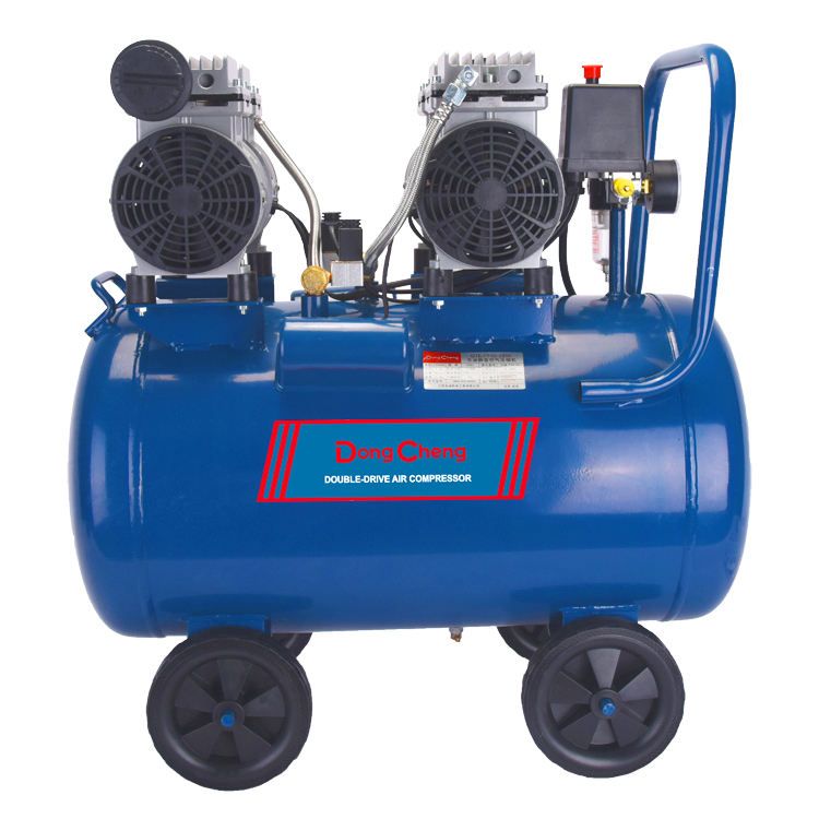 DongCheng 7Bar Oil Free Paint Spraying Piston Air Compressor With 50L