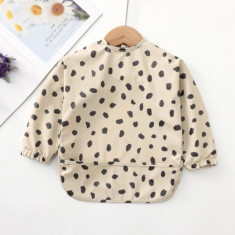 Beige black dot A