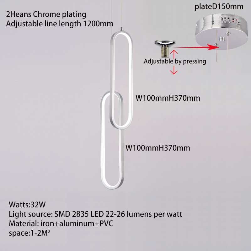 Chrom 2 K￶pfe warm wei￟ ohne RC