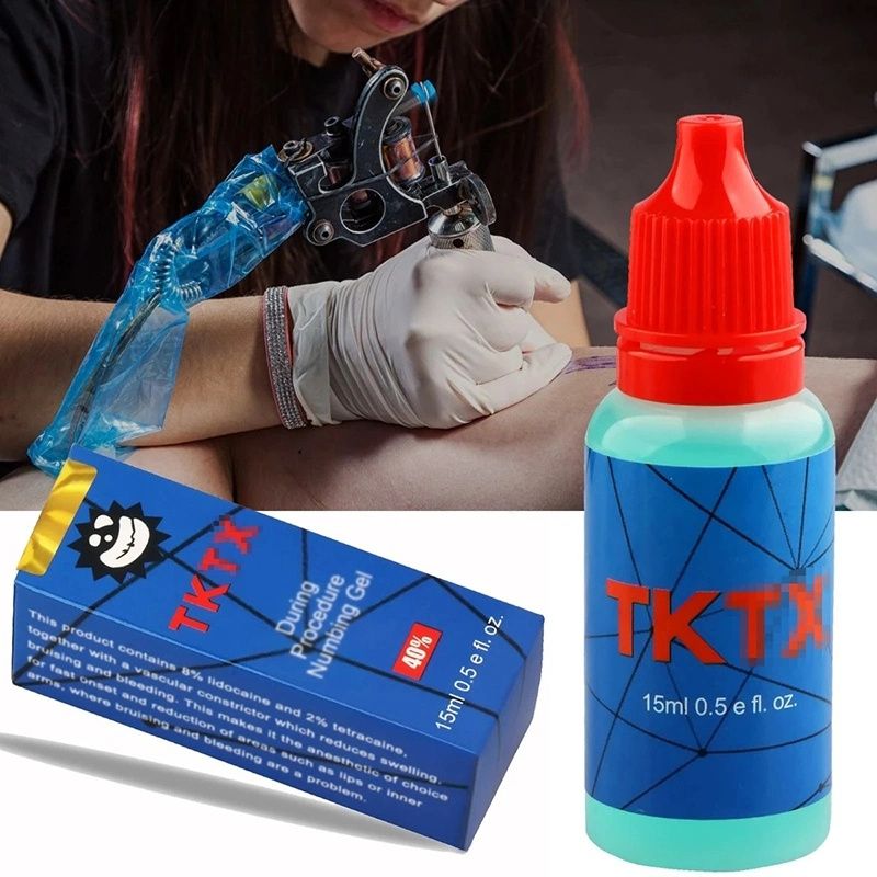 Original TKTX 15ml Tattoo Gel During Procedure Numbing Gel For