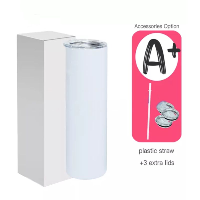 A+ plastikowa słoma+ 3 dodatkowe pokrywki