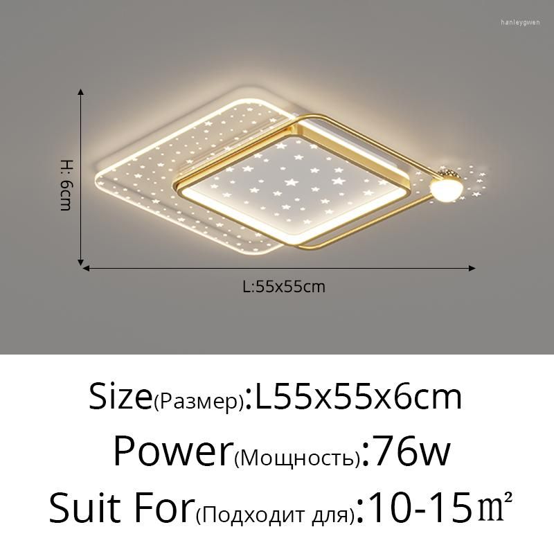 square gold 55cm China Dimmable with