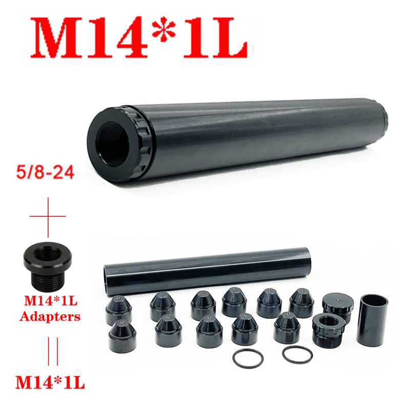 8 tum M14x1l svart