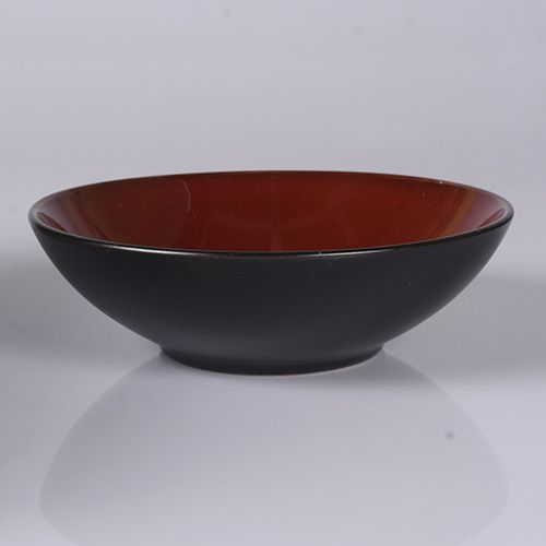 Red 7 inch bowl