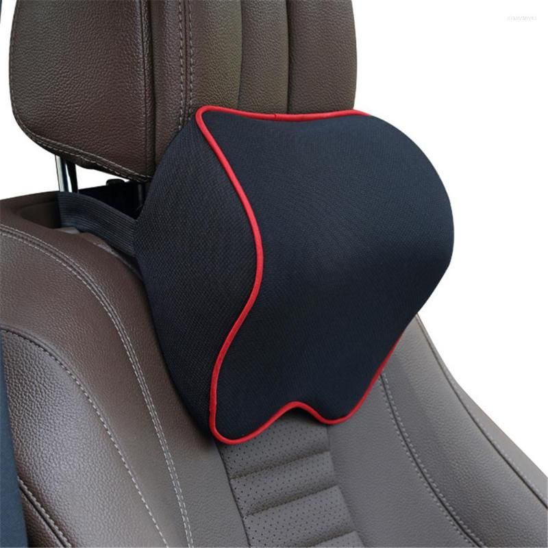 Black Red Headrest