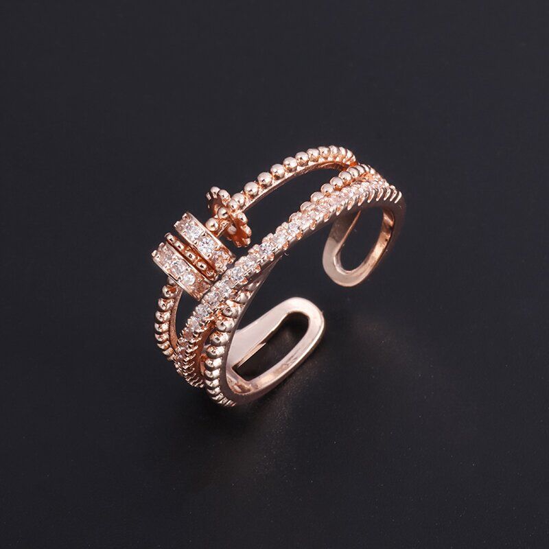 Pierścień Rose Gold 1pcs