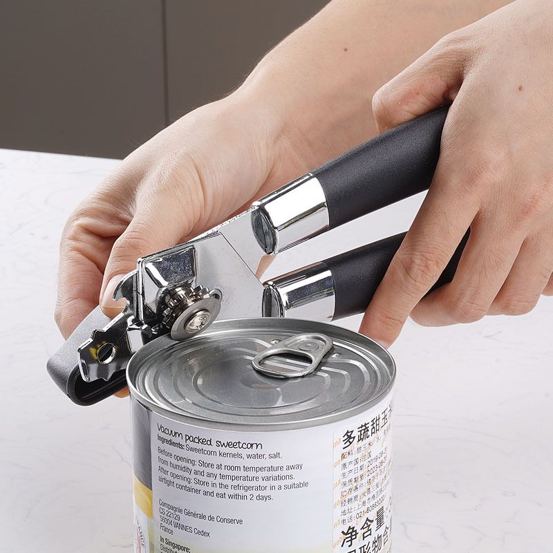 Safe Cut Can Opener, Smooth Edge Can Opener handheld, Food Grade Stainless  Steel Cutting Can Opener for Kitchen & Restaurant 