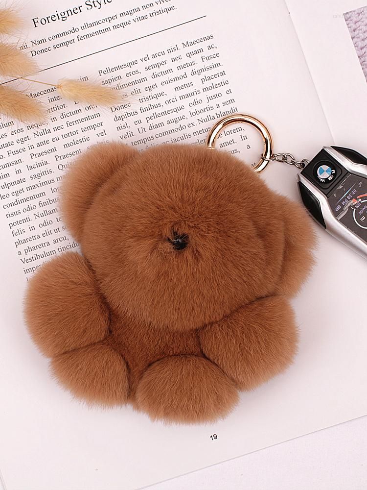 Luxury Keychain With Bear Lanyard for Bag Luggage Car Keys 