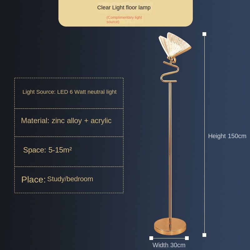 Lâmpada de piso A AC 110V LED 6W