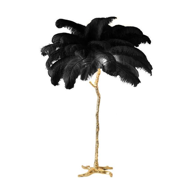 الخيارات: Black H80cm 25 Feathers