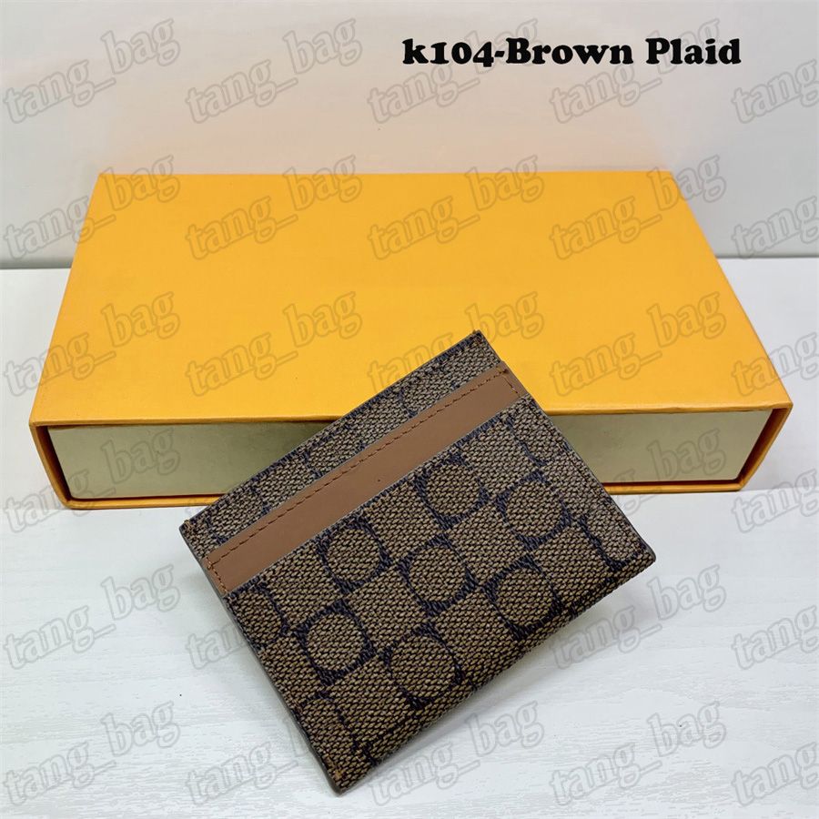 K104 Plaid Brown