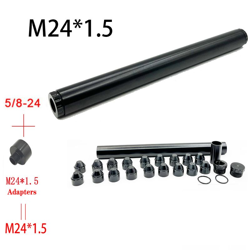 12 بوصة M24x1.5 أسود