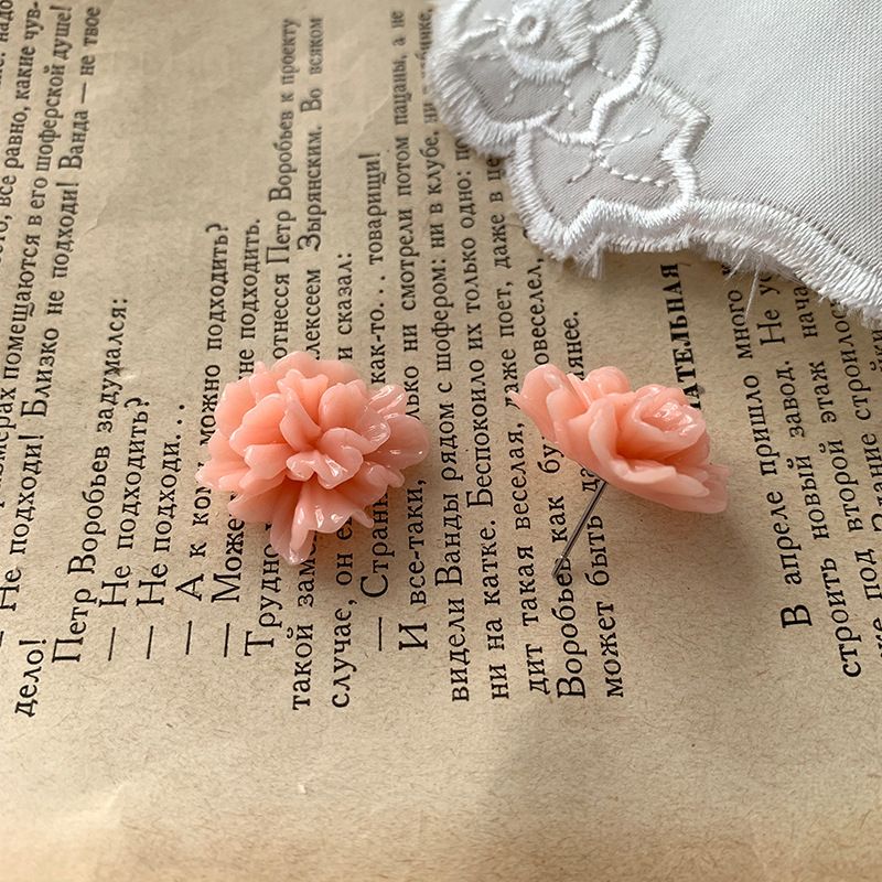 Boucles d'oreilles roses