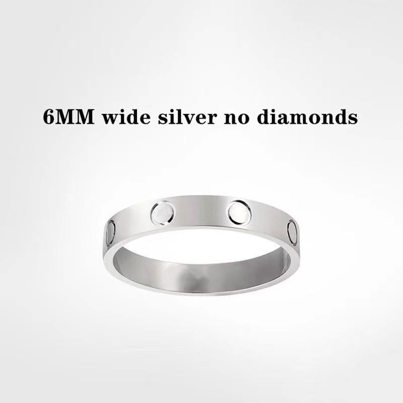6MM Silver (No Diamond)
