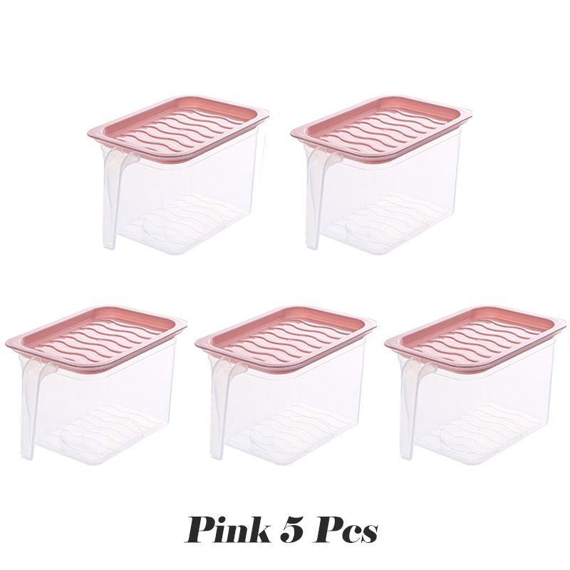 Pink 5 PCS M (12x9x10.5cm)