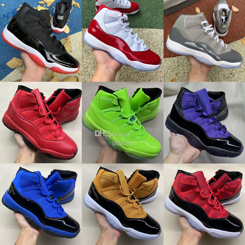 Basketball Shoes Jumpman 11 Cherry Medium Olive Gym Red Chicago Velvet  Midnigh Navy Unc Royal Blue 11s Cool Grey Xi Space Jam Bred Women Mens  Sports From Nba_discount_shoes, $43.2