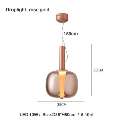 Bianco caldo dell'oro della rosa di Droplight