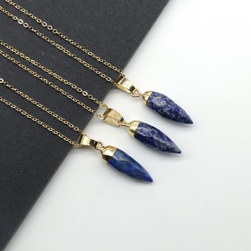 Lapis lazuli 8x22mm-45 cm