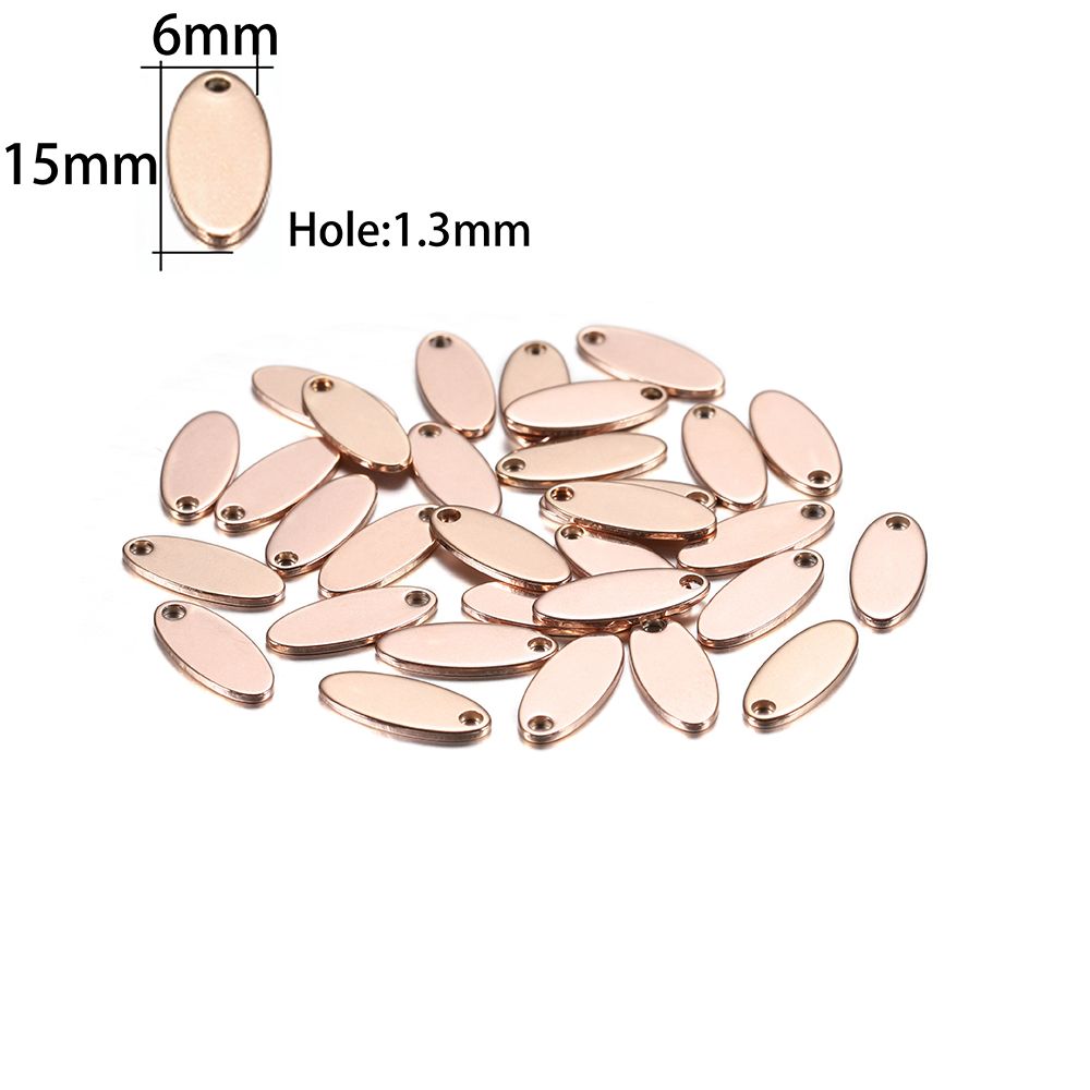 バラ楕円形15mm x20pc