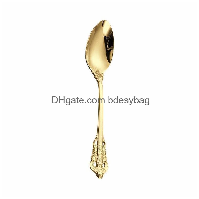 Gold Dinner Spoon