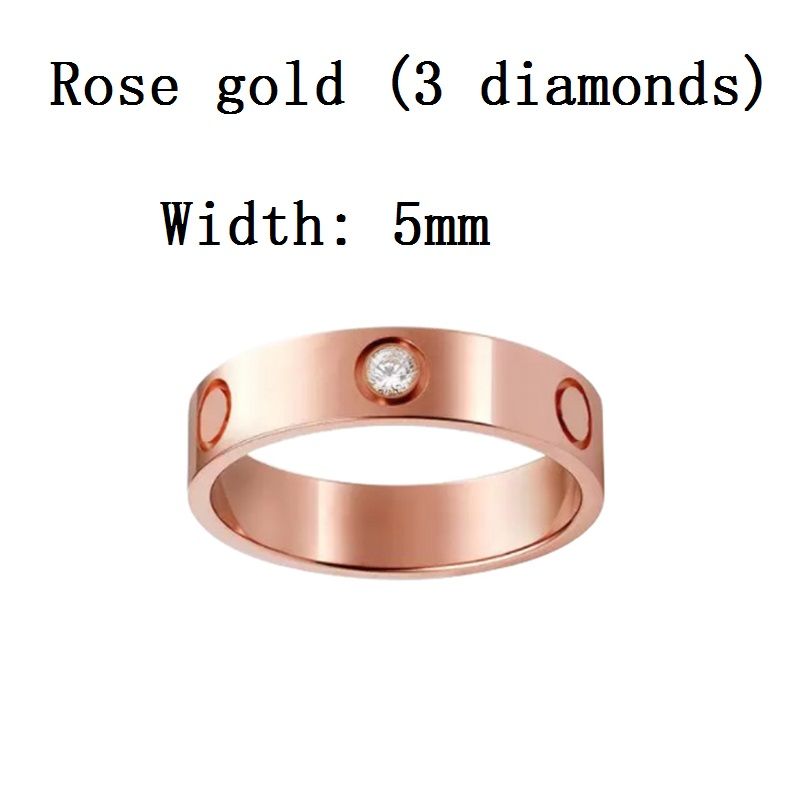 5mm Rose mit Diamant