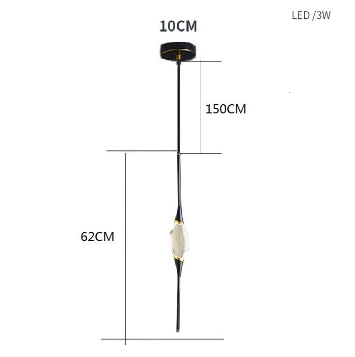 Zwart 11-15W 10cmx62cm koud wit helder