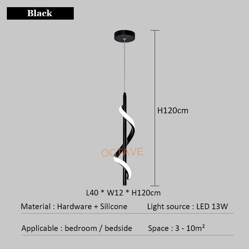 Svart - L40 X W12cm kallvit