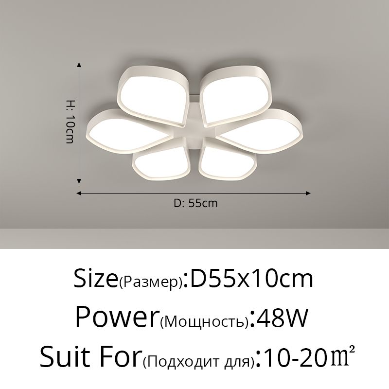 Vit 55 cm 3 färger Ingen avlägset