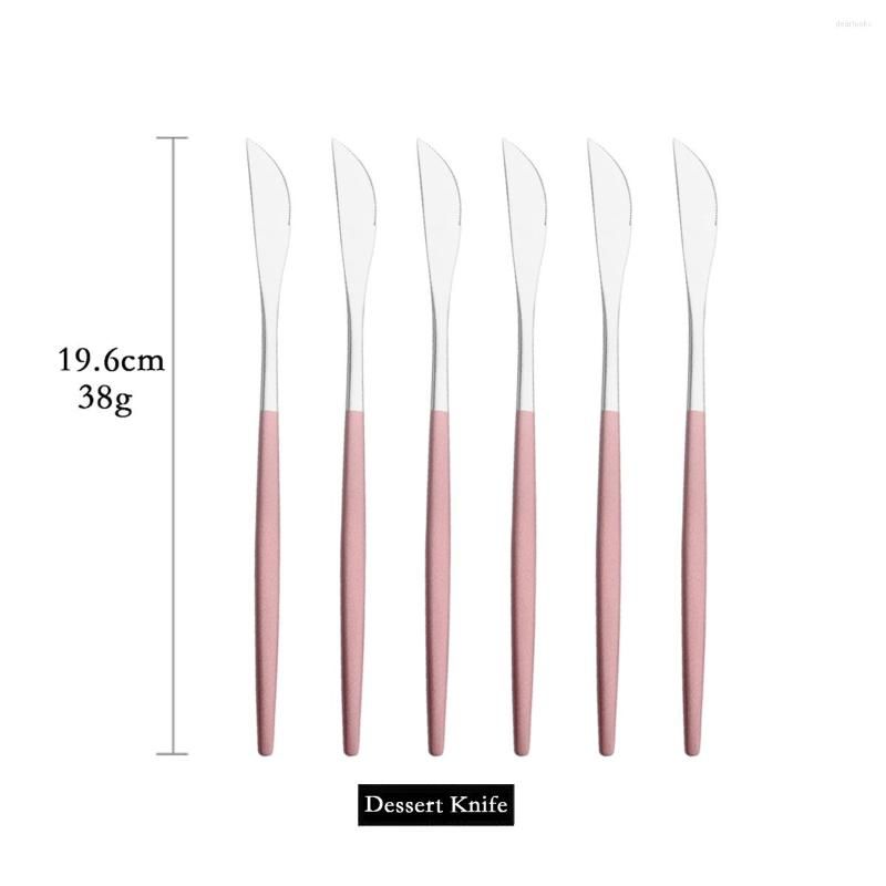 6Pcs Dessert Knife