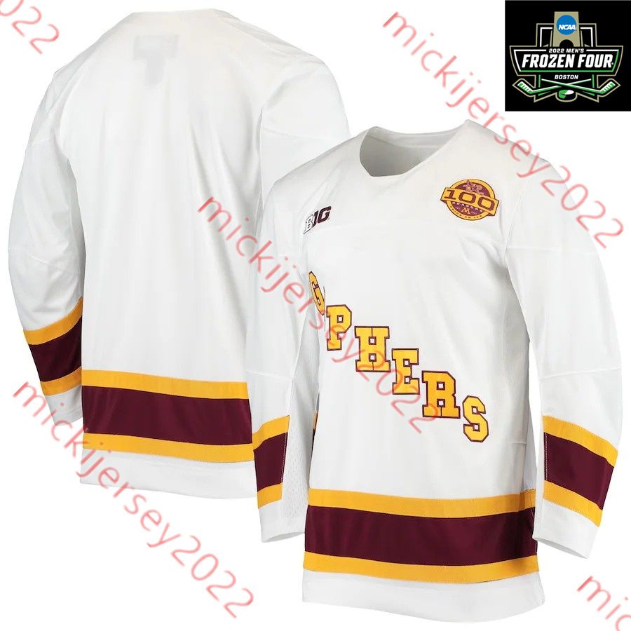 100th White/Frozen Four Patch