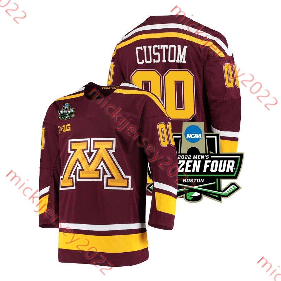 crimson/frozen four patch