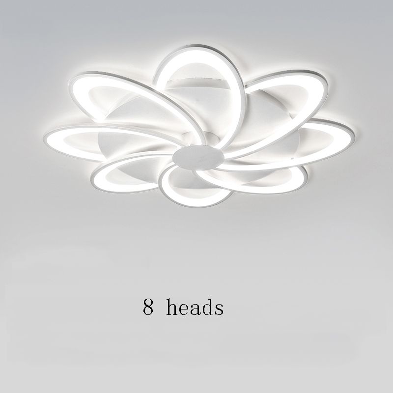 8 heads white light