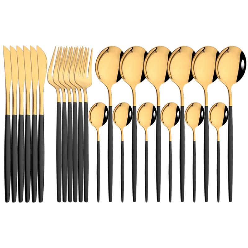 24pcs de ouro preto