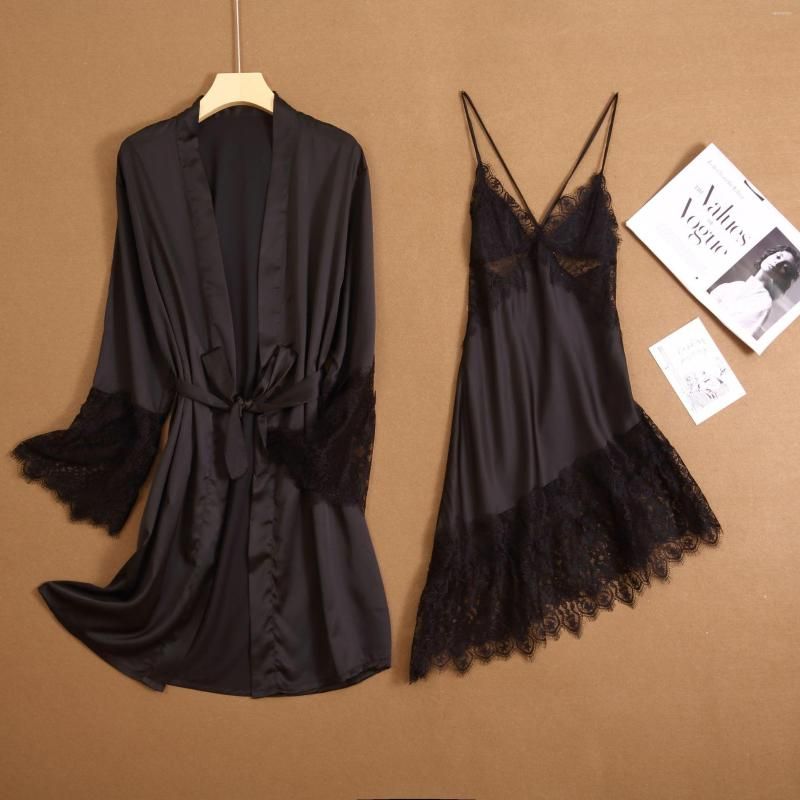 2pcs robe noir