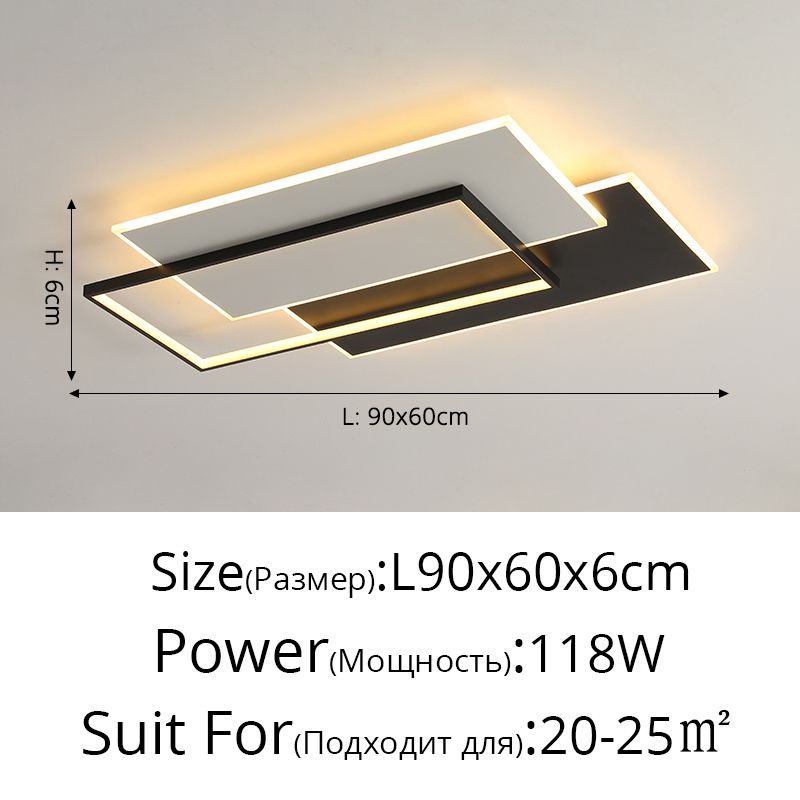 ブラックホワイト90x60cmクールホワイトリモートなし