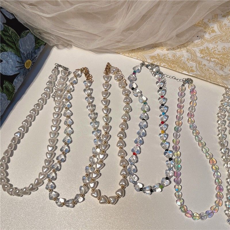 Clear Chain Necklace - Clear  Necklace types, Womens necklaces