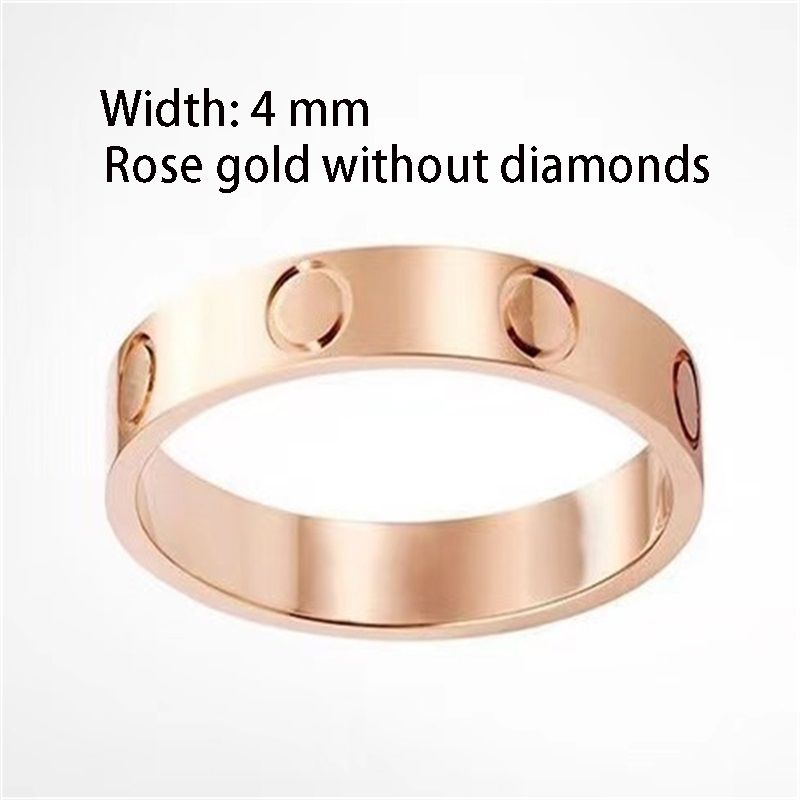 4MM Rose Gold (No Diamond)