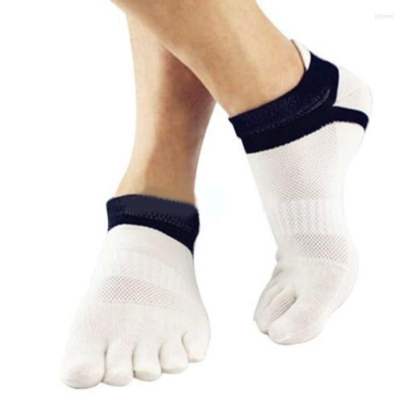 Mens Socks Casual Mens Cotton Five Finger Toe Breathable Calcetines Ankle  From Zifenmi, $21.03