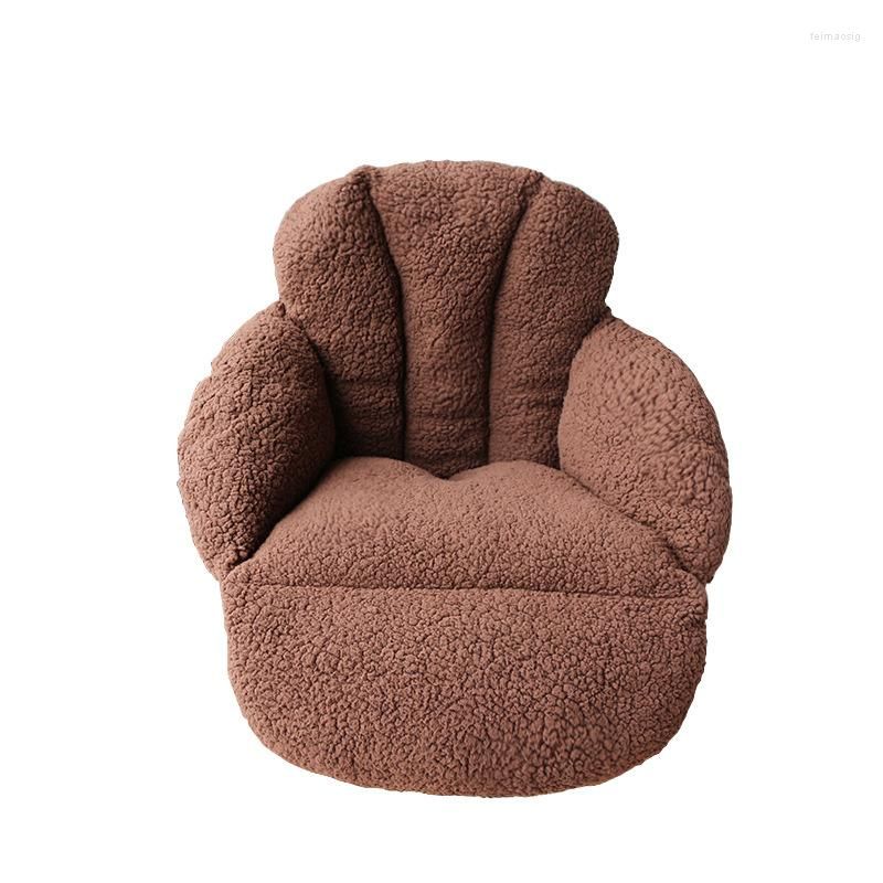 Canapé-coussin marron