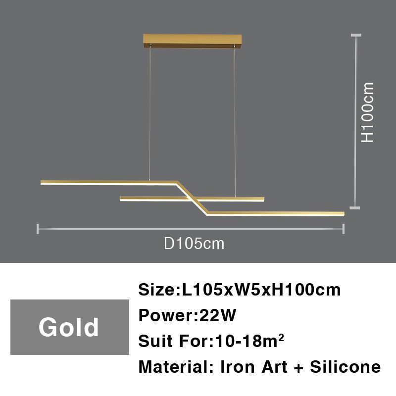 Złoto D105CM 22W białe światło