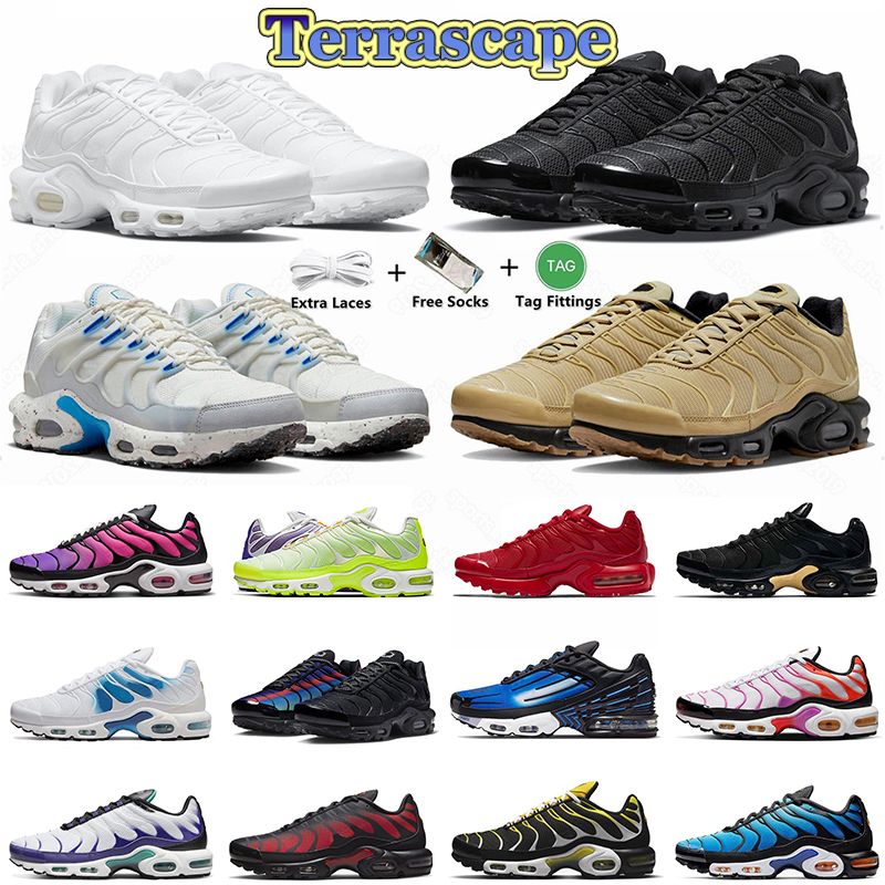 nike air max airmax terrascape plus tn off running shoes for men women Unity Black