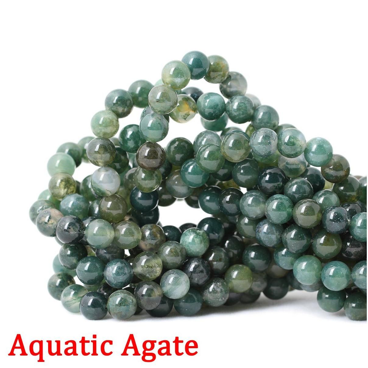 Agate aquatique (48pcs)