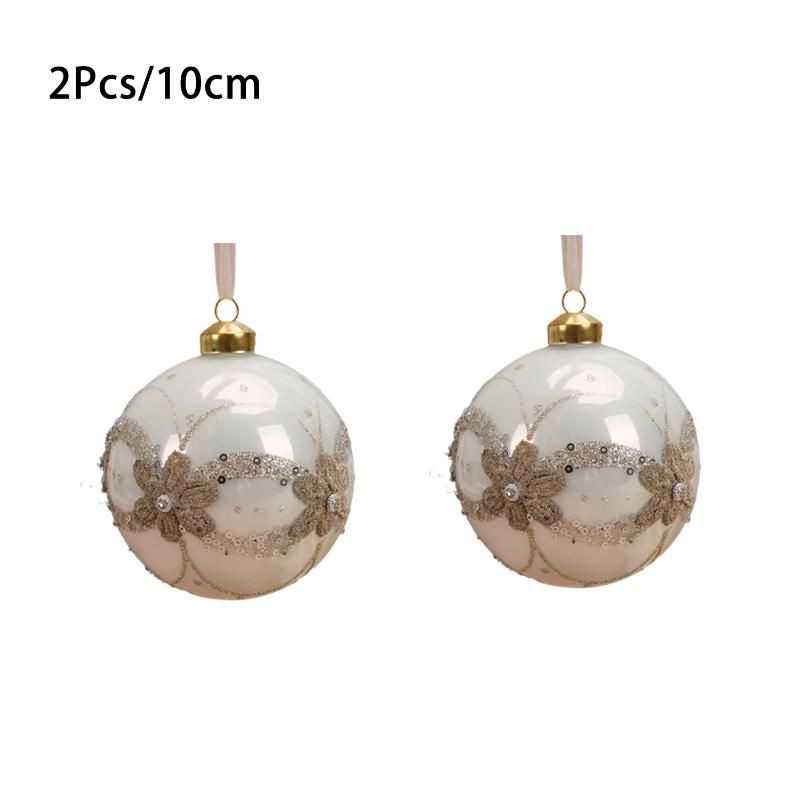 Boules blanches Chine 8cm