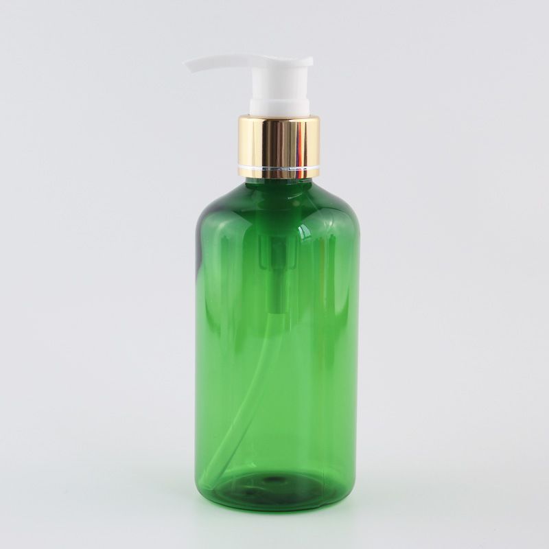 220 ml groene fles wit plastic