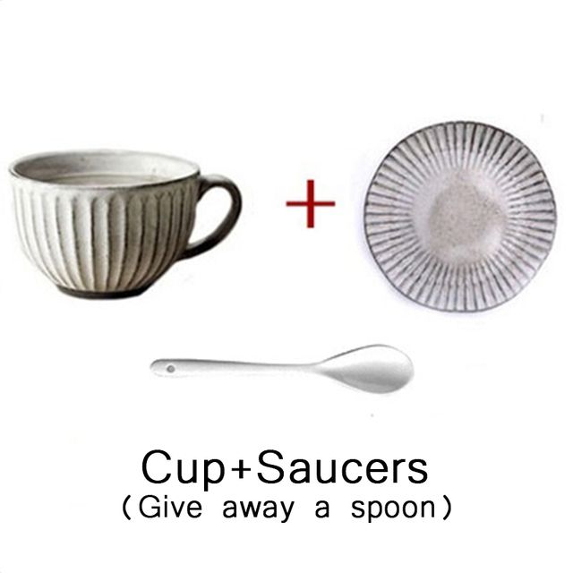 Mugg Saucers Spoon