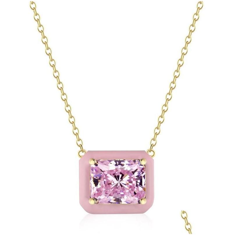 Gold Pink Square