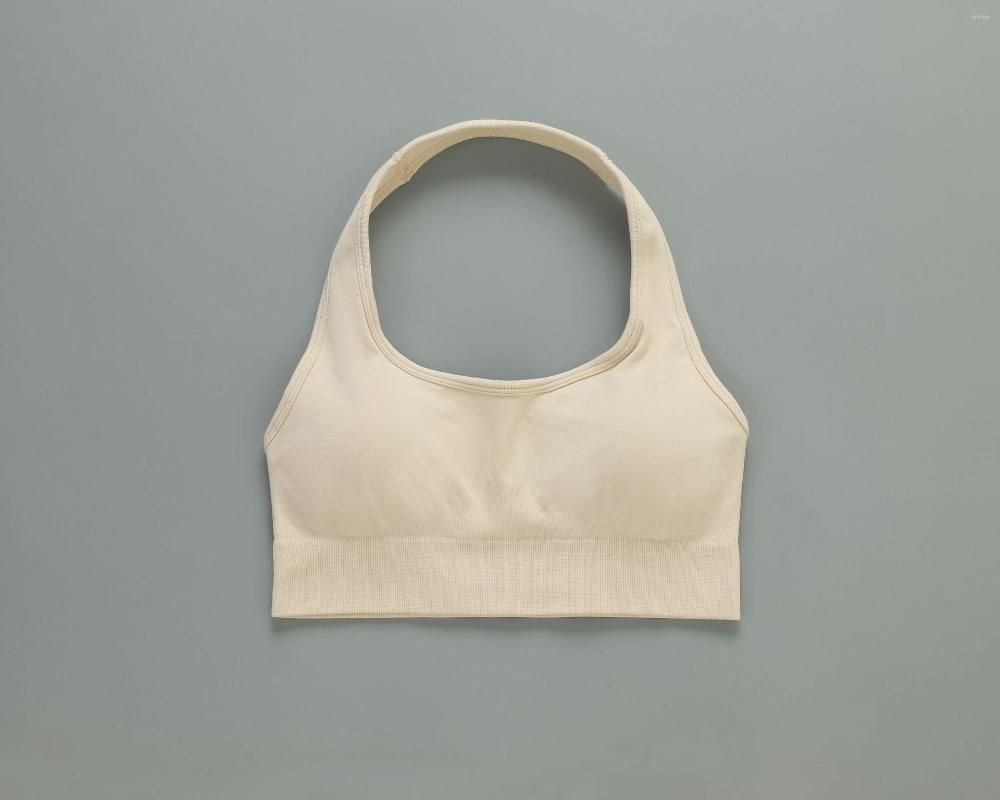 Beige Halter Neck